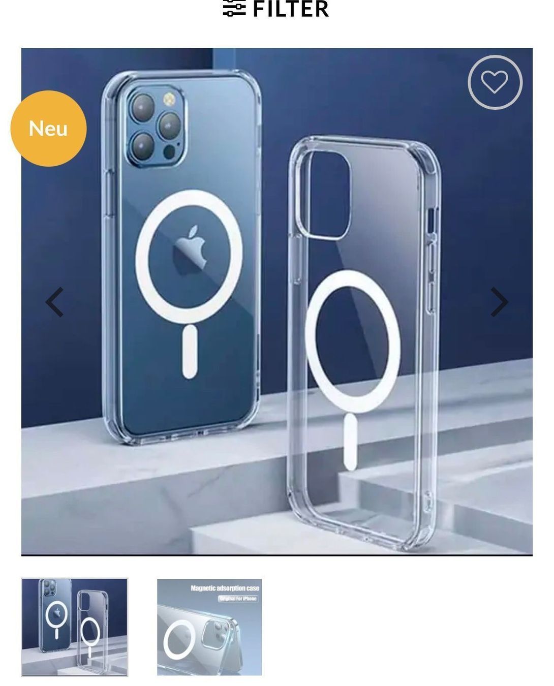 Cover & Protezioni schermo: Hülle iPhone 13 MagSafe – Nuovo e nell'imballaggio originale da Kreuzlingen venduto da elviajero24
