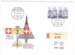 75 ans des troupes d'Aviation Sion 23.6.1989)
