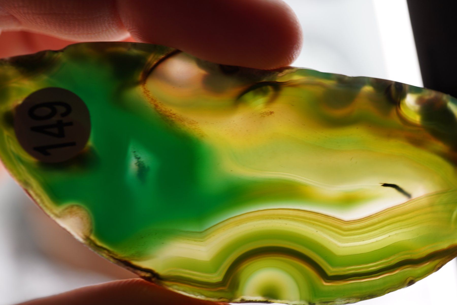 Mineralien & Heilsteine: Achat Scheibe Grün  (Räumung!) – Neu und originalverpackt aus Eschenbach SG von topstone 5