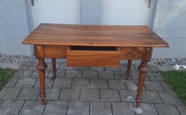 Antik Biedermeier Stil Schreibtisch Esstisch Nussbaum 20Jh 