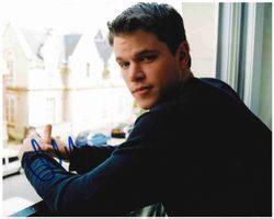 MATT DAMON - handsigniertes Grossfoto (20x25cm) mit COA