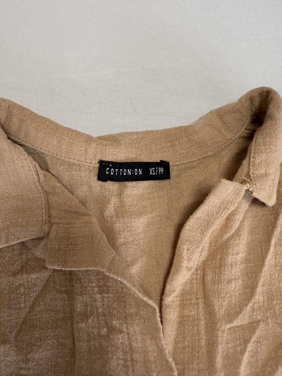 Tops: BEIGE KURZARM-BLUSE XS – Neu (gemäss Beschreibung) aus Winterthur von fij_f65r 2