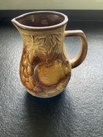 Vintage Keramik Krug/Kännchen mit Obstdekor, G19-18