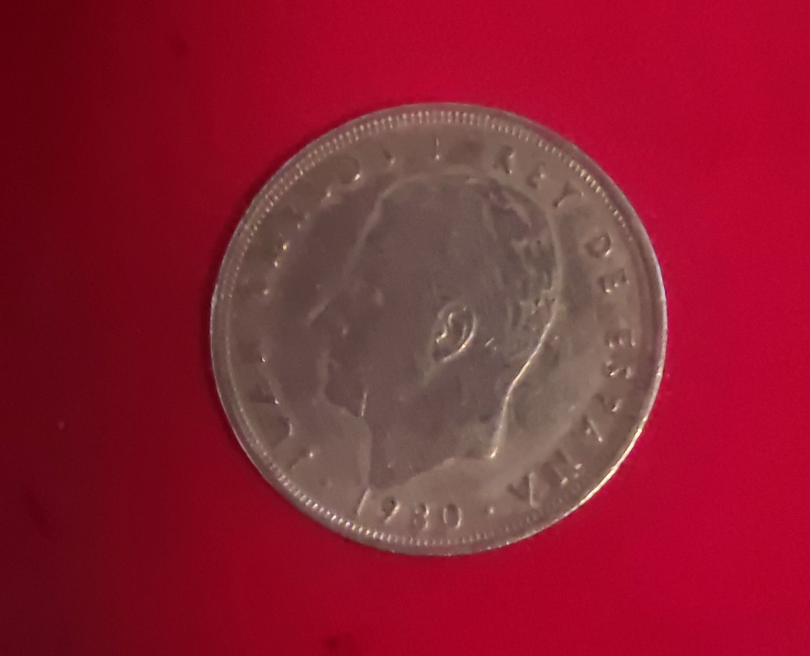 Tutti le monete: Spanien 5 Pesetas 1980, Weltmeisterschaft 1982 – Usato da Winterthur venduto da leovale 1