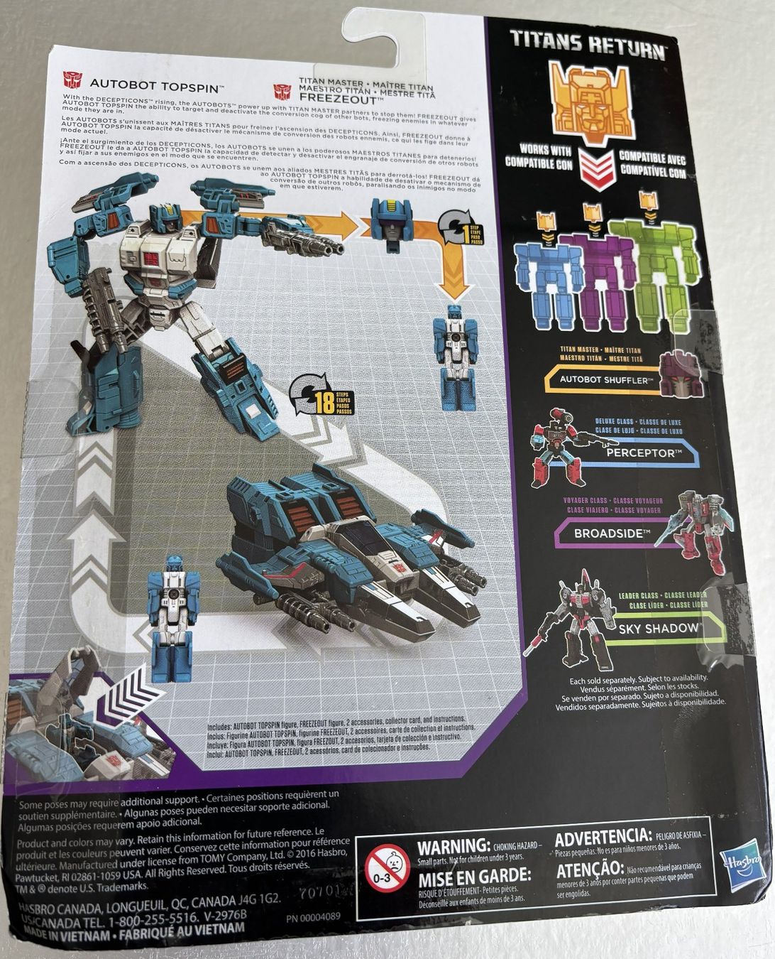 Hasbro Statuette: Transformers Titans Return TopSpin (Deluxe Class) – Nuovo e nell'imballaggio originale da Founex venduto da spf_b7sg 1