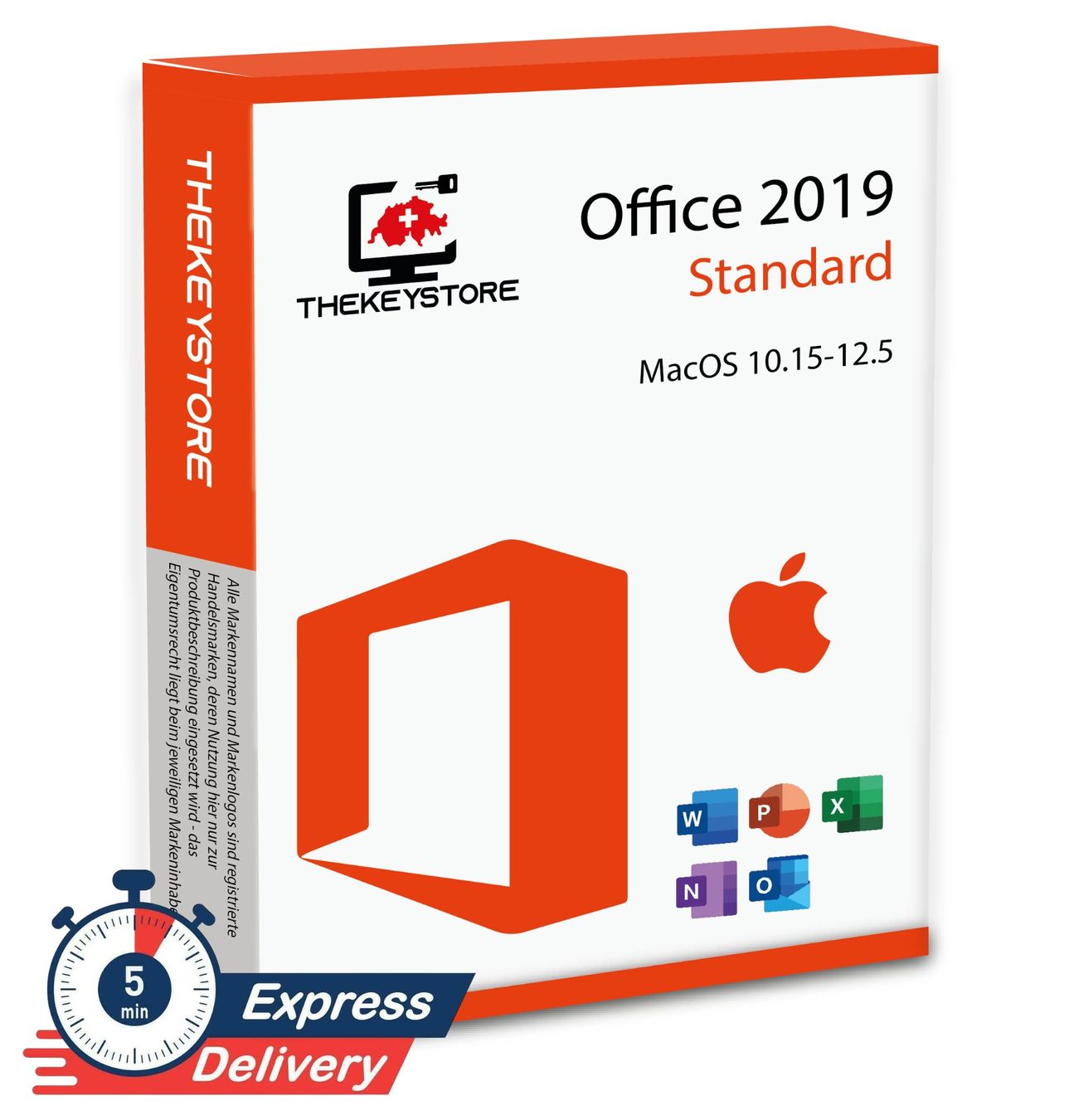 Microsoft Applications: Microsoft Office 2019 Standard MacOS 10.15-12.5 – D'occasion à Luzern par TheKeyStoreSchweiz