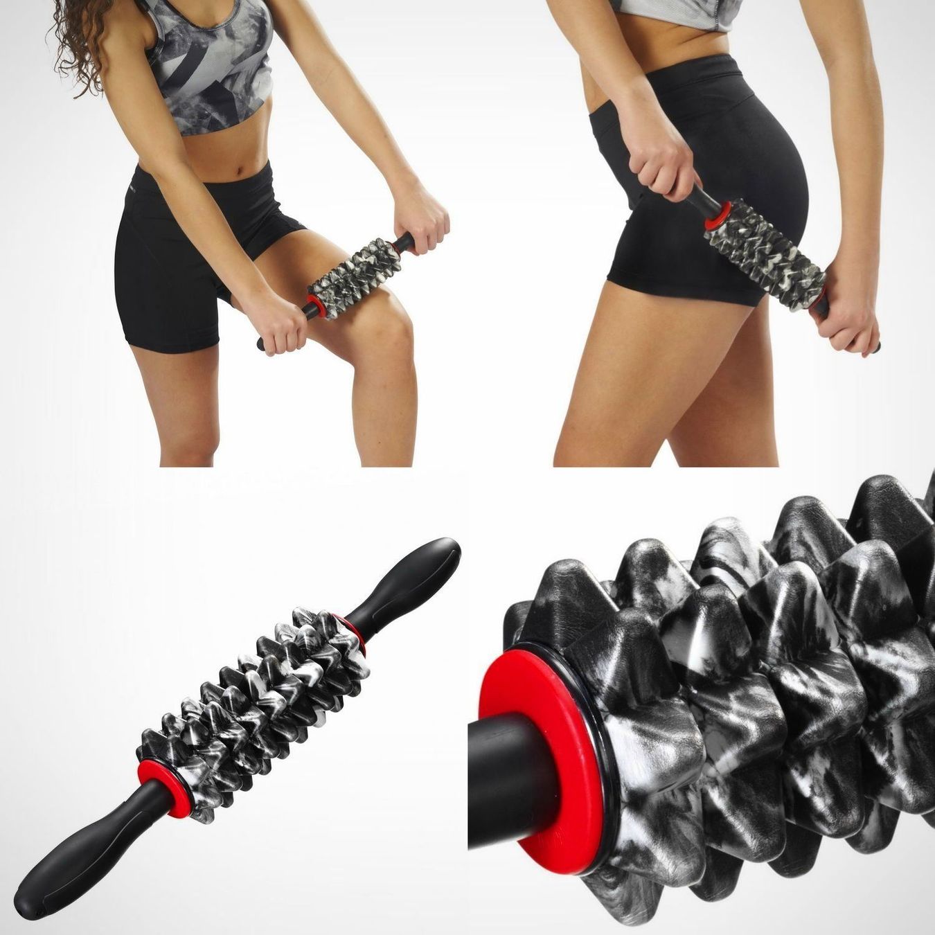 Dispositivi per massaggi: Faszienroller "Noppen" mit Handgriff – Nuovo e nell'imballaggio originale da Allschwil venduto da therapyshop 2