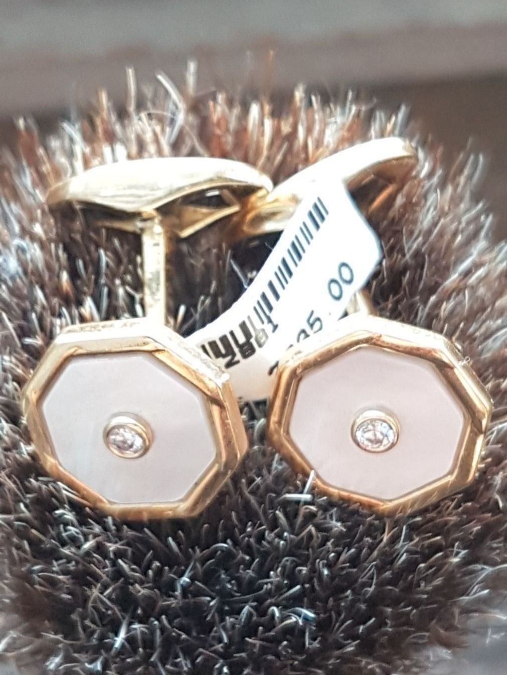 Boutons de manchette: Edle Perlmut Manschettenknöpfe aus 18kt. – Neuf (Voir description) à Unterägeri par Altgoldschmuck 4