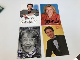 4 Autogrammkarten SHOW -GRÖSSEN