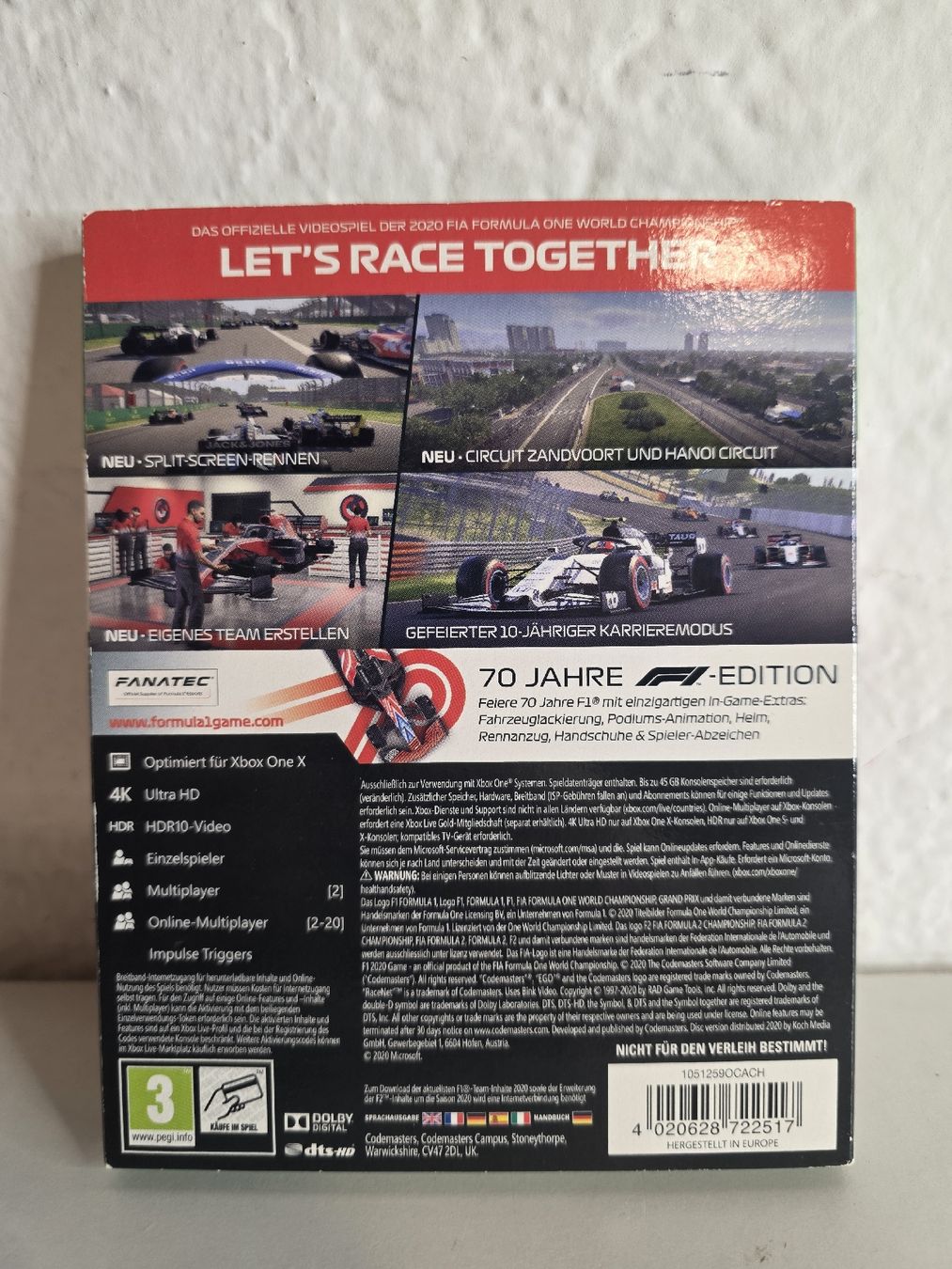 Giochi: F1 2020 70 Jahre Edition XBOX ONE  – Usato da Ehrendingen venduto da lax21 1