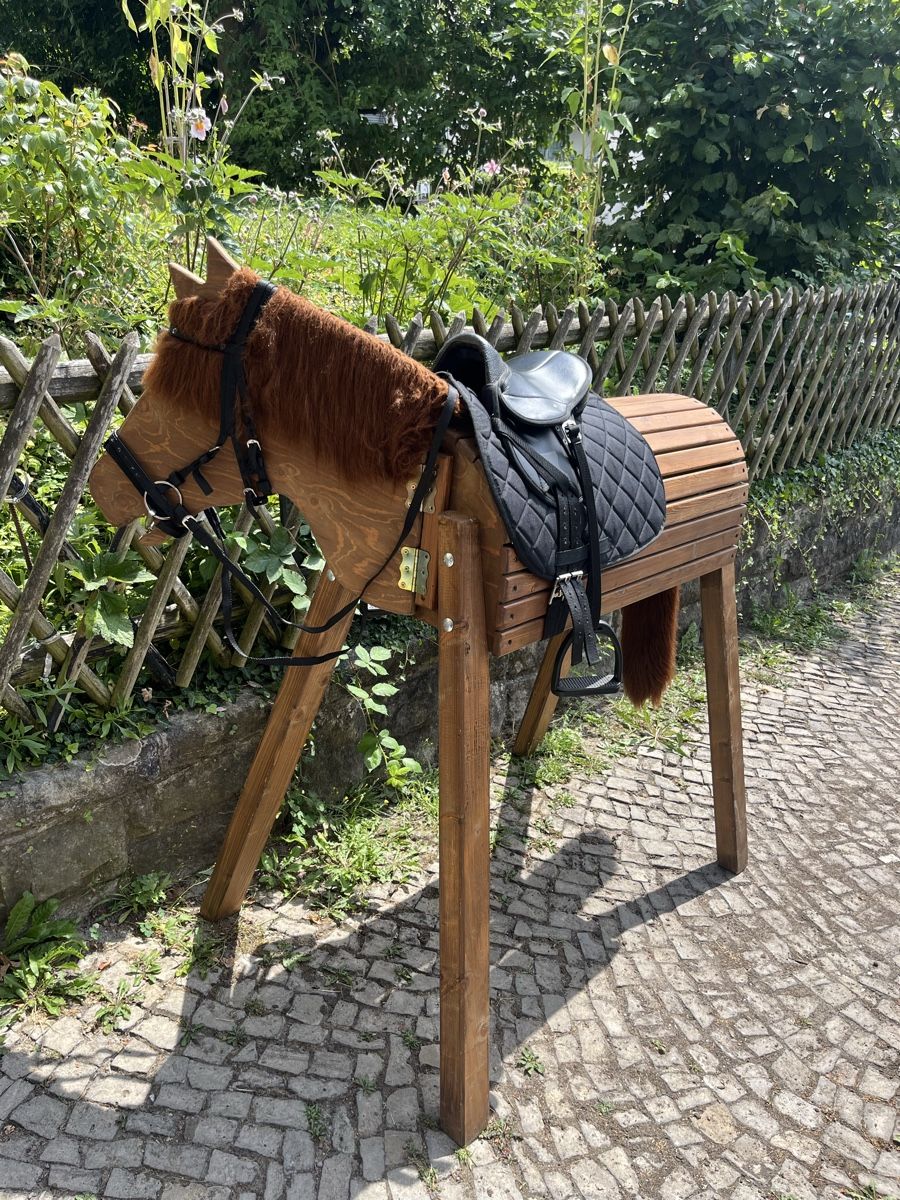 Jouets: Holzpferd, benutzt, war nie Draussen! – D'occasion à zuerich par luc_5snr