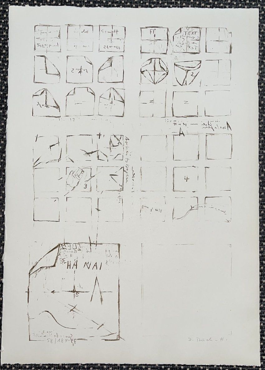 Grafica & Litografie: Lithografie handsigniert Doris Ruch Hummel   (ID b4519) – Usato da Gelterfingen venduto da art-and-more 1