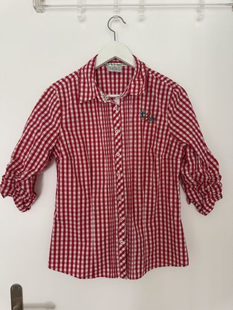 Landhaus Trachtenbluse Oktoberfest 38