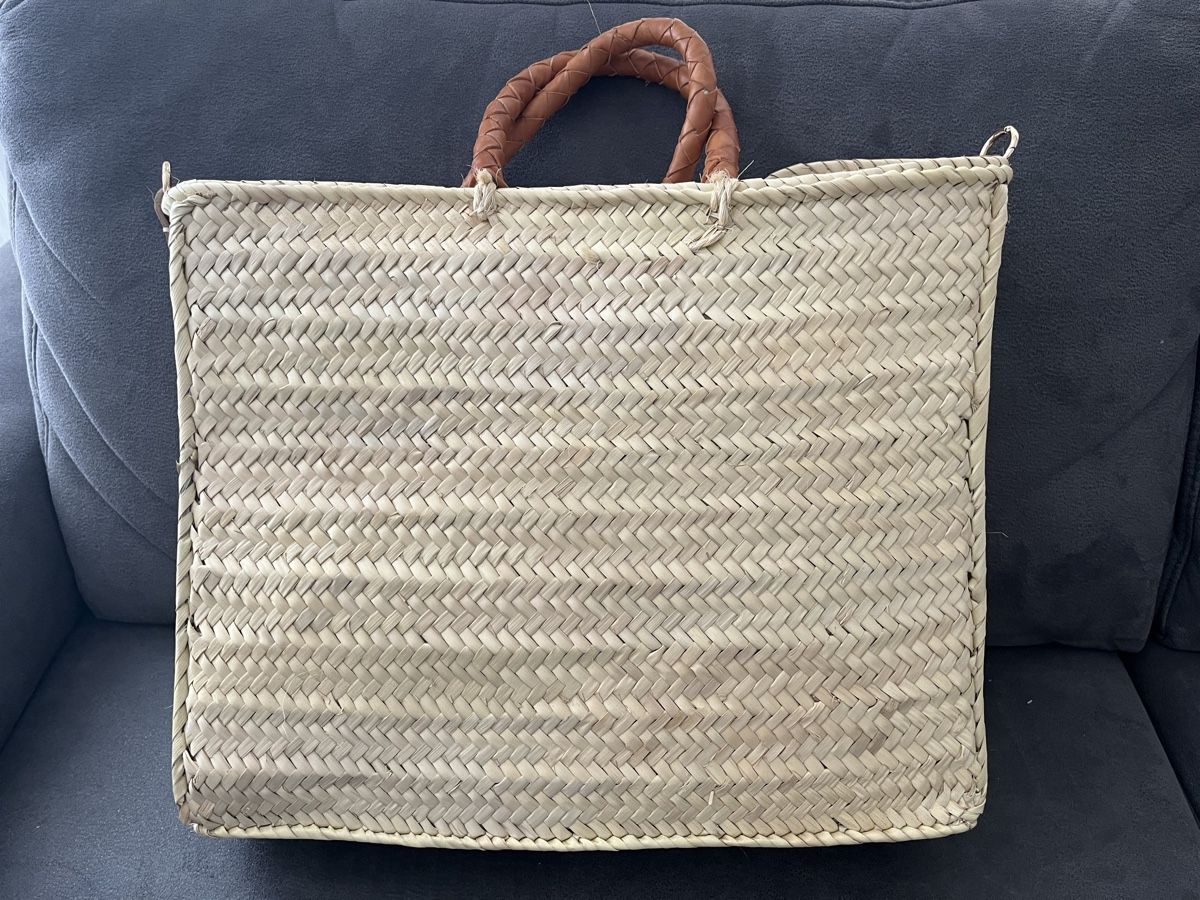 Massimo Dutti Borse da donna: Neue Natural handarbeite Handtasche aus Spanien – Nuovo e nell'imballaggio originale da Wettingen venduto da epe_9vbf 1