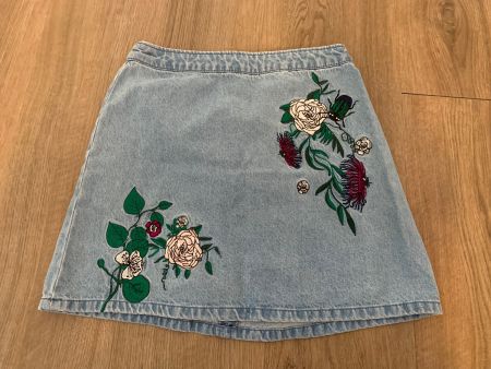 H&M Coachella Collection Jeans Rock Jupe Gr. 34 / XS