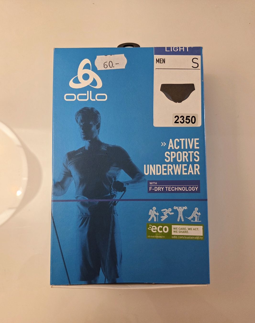 Odlo Biancheria intima: Odlo Herren Unterhose Light F-Dry Technology Grösse S – Nuovo e nell'imballaggio originale da Braunau venduto da Brand-Store