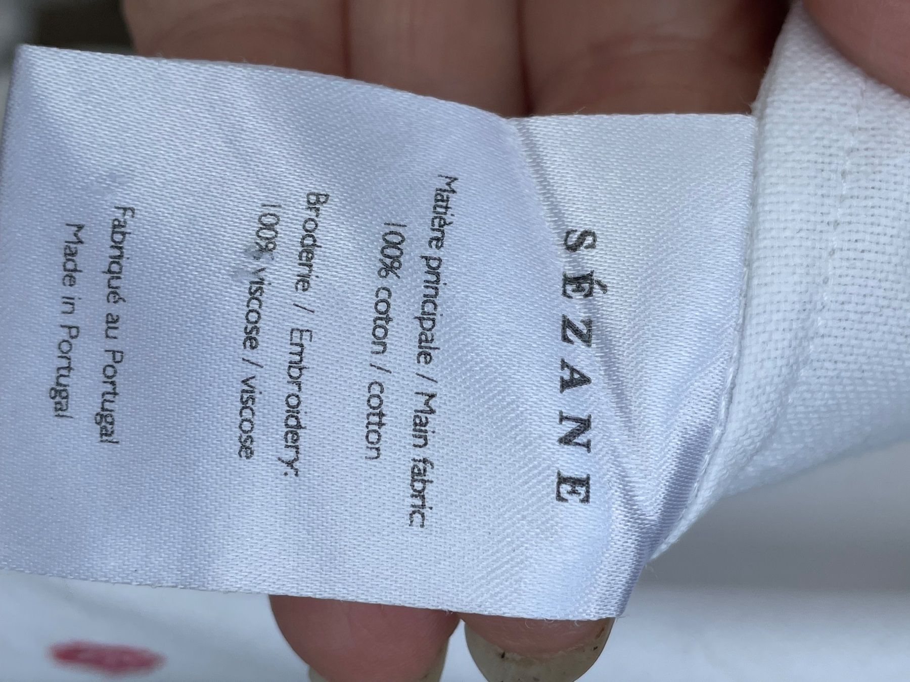 Sezane Camicette: Schöne SEZANE Bluse 38 Cotton – Usato da Zürich venduto da Pamuk04 7