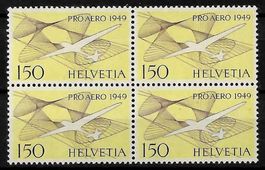 1949, F45**, Viererblock postfrisch (15269)