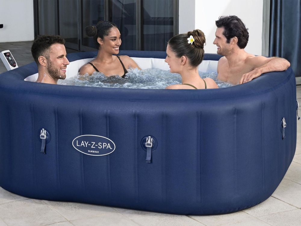 Bestway Whirlpool Lay-Z-Spa HAWAII rechteckig 6 Personen (Neu und ...