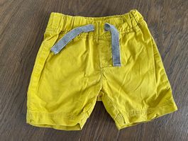 Gelbe (Senfgelb) Shorts von Petit Bateau in Gr. 80/86