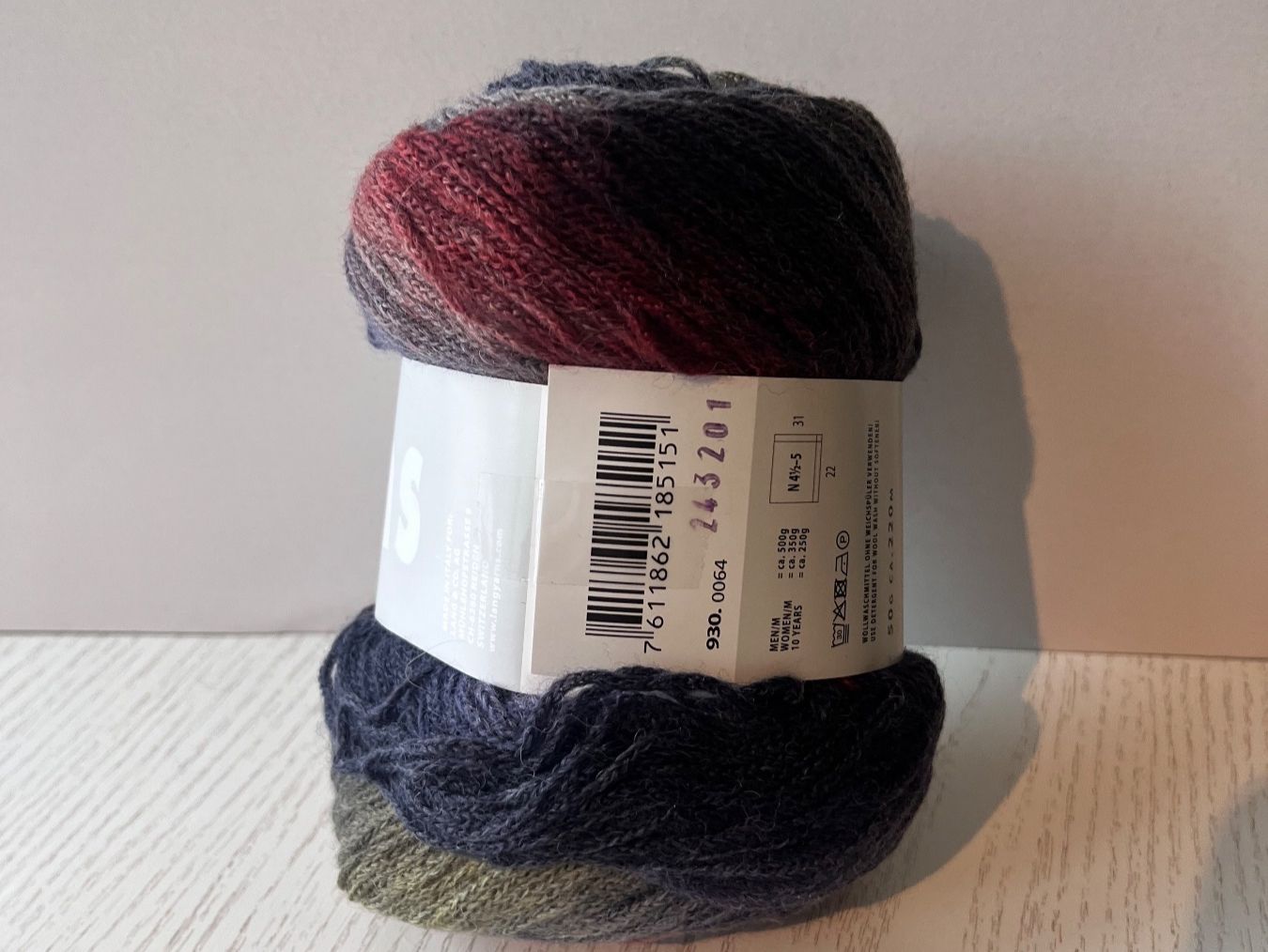 Lana: 1 Knäuel Lang Novena Color – Nuovo e nell'imballaggio originale da Büsserach venduto da bor_s88m 2