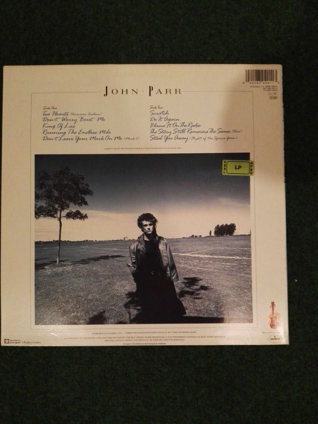 Dischi in vinile: John Parr Schallplatte – Usato da Geroldswil venduto da Dirici 1