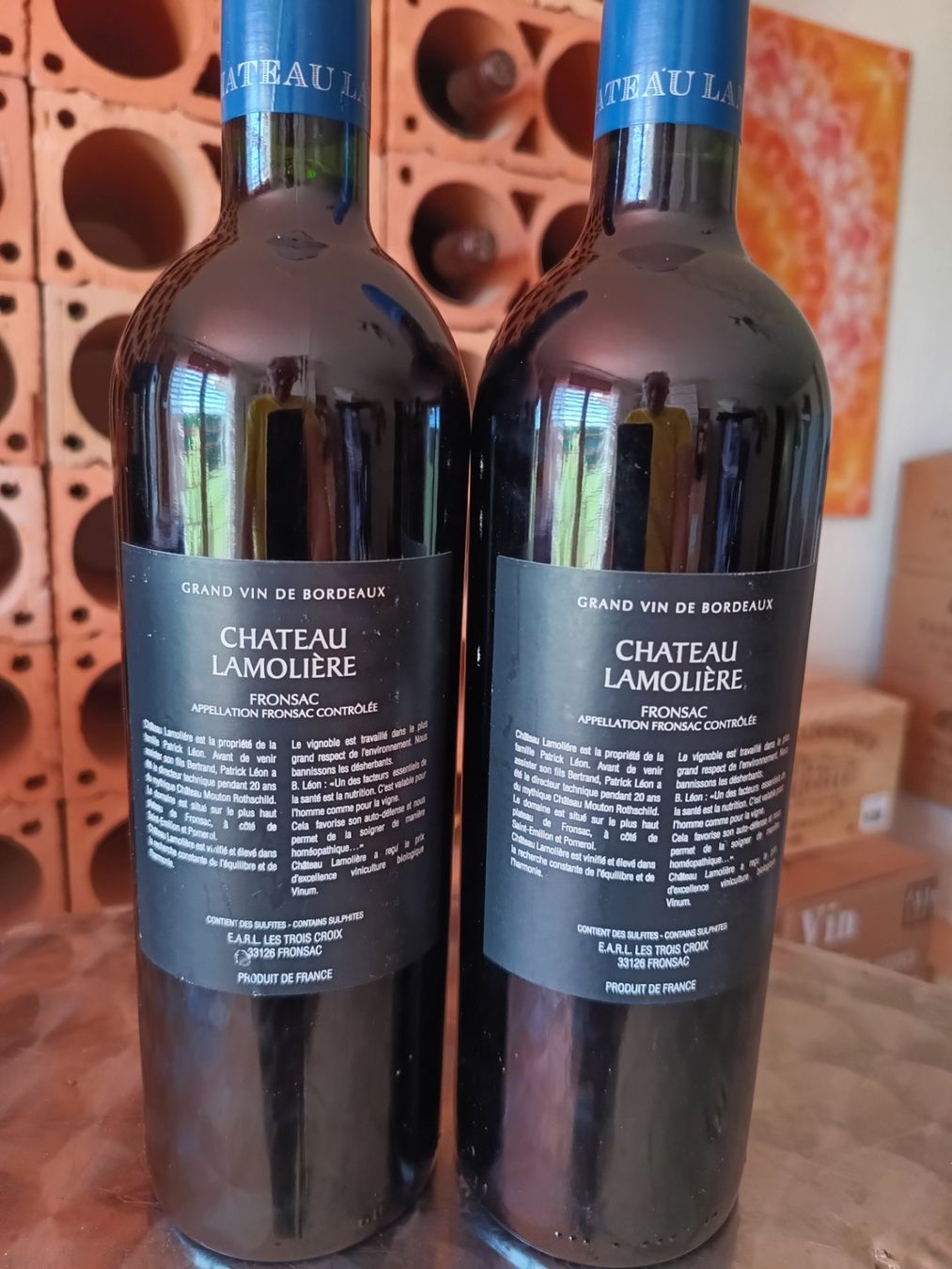 Vino: 2 Fl. Château Lamolière, Fronsac AC, 2014 – Nuovo (secondo la descrizione) da Inwil venduto da Grisley 1