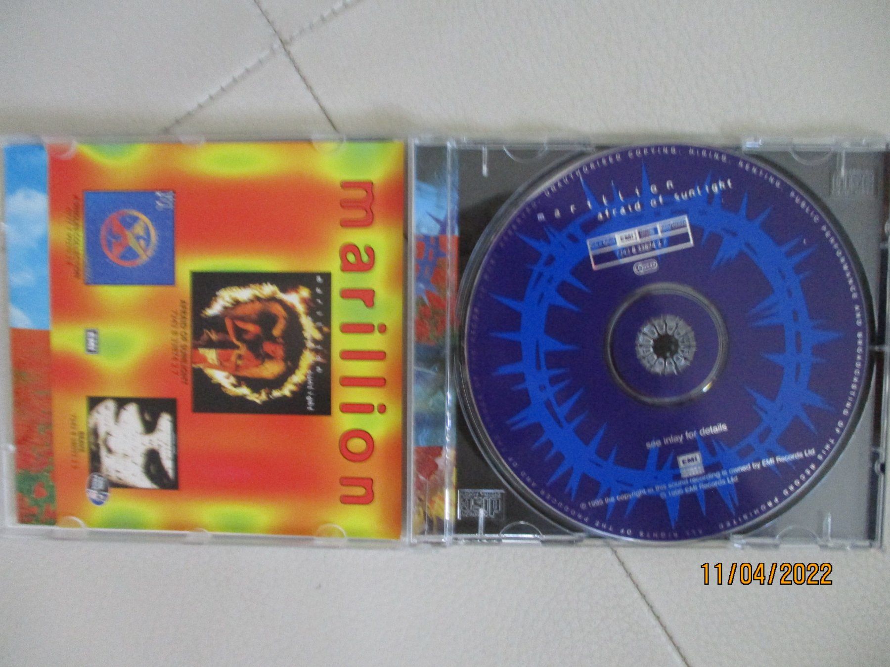 CD: Marillion --  Afraid Of Sunlight – Usato da Liestal venduto da Disc-Point 1