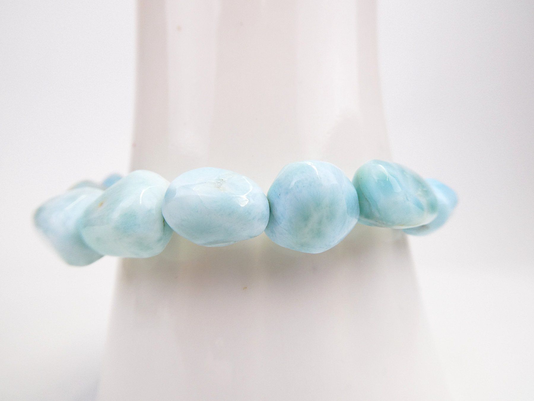 Minéraux & Lithothérapie: Larimar Heilsteinkette – D'occasion à Urtenen-Schönbühl par Restwert_Schoenbuehl 1