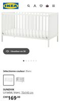 Ikea Sundvik Kinderbett, grau, Top Zustand, inkl. Matratze!