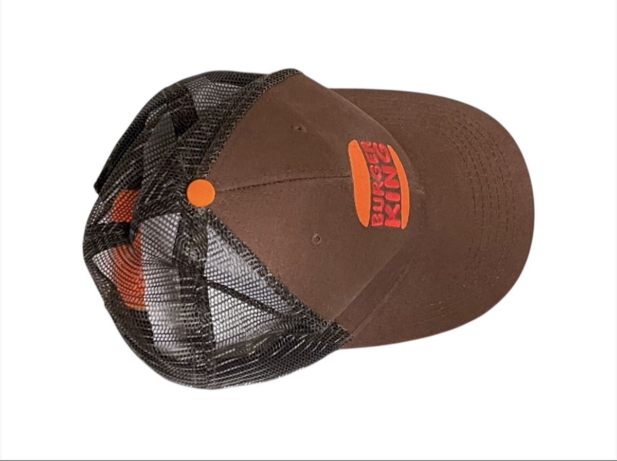 Hüte, Mützen & Caps: Gesticktes Burger King Original Staff Mesh Cap Braun-Orange – Neu (gemäss Beschreibung) aus Luzern von woti-shop 4