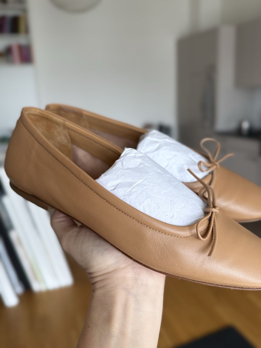Aeyde Scarpe da donna: Aeyde Leather Ballet Flats - Size 37 - Light Brown Tone – Nuovo (secondo la descrizione) da Zürich venduto da gracieteS 3