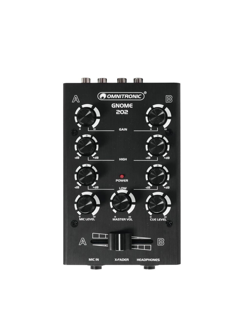 Console di mixaggio: OMNITRONIC GNOME-202 Mini-Mixer schwarz – Nuovo e nell'imballaggio originale da Däniken SO venduto da Profog1