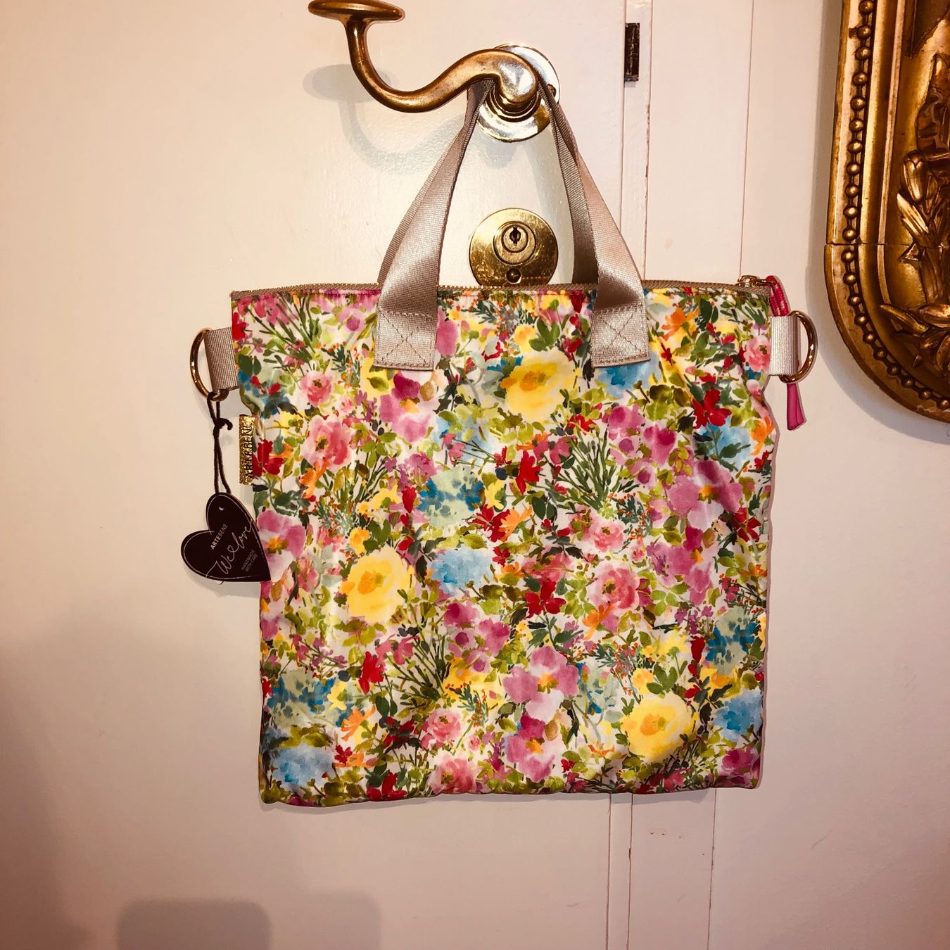 Borse da donna: Artebene Handtasche mit Blumenmuster, neu – Usato da Zollikon venduto da D64