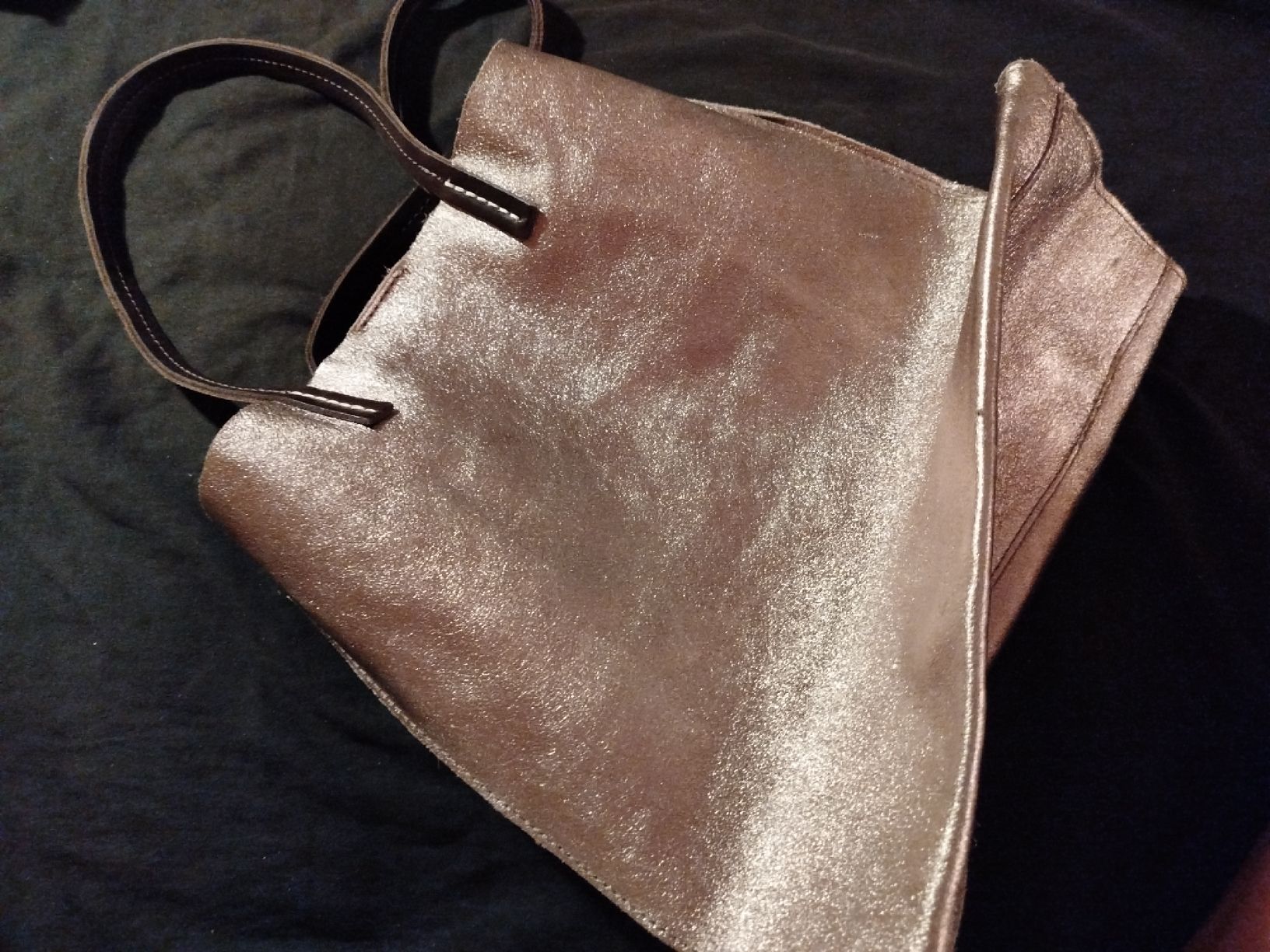 Borse da donna: Sac cuir bronze – Nuovo (secondo la descrizione) da Sonvilier venduto da lesW 6