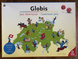 Globis Jass Abenteuer Brettspiel Zustand sehr gut