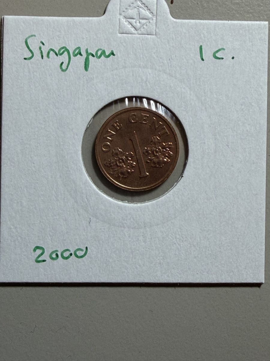 Alle Münzen: Singapour - 1 cent - 2000 – Gebraucht aus Payerne von Mike1682