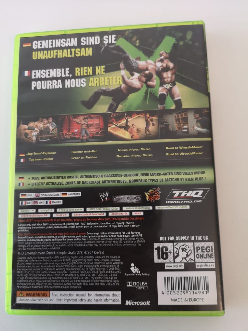 Giochi: Smack Down VS Raw 2009 (XBOX 360) – Usato da Herisau venduto da Seyashop1 2