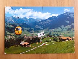 Gondelbahn Zweisimmen Rinderberg Bern AK Berg Bahn