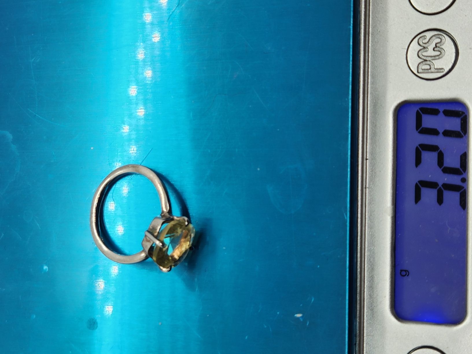 Anelli: Peridot Silberring 925 grün, Grösse 53 – Usato da St. Gallen venduto da GIULESGG 4