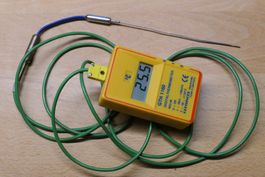 4x Thermoelement-Fühler Typ K + GTH 1160 Digitalthermometer