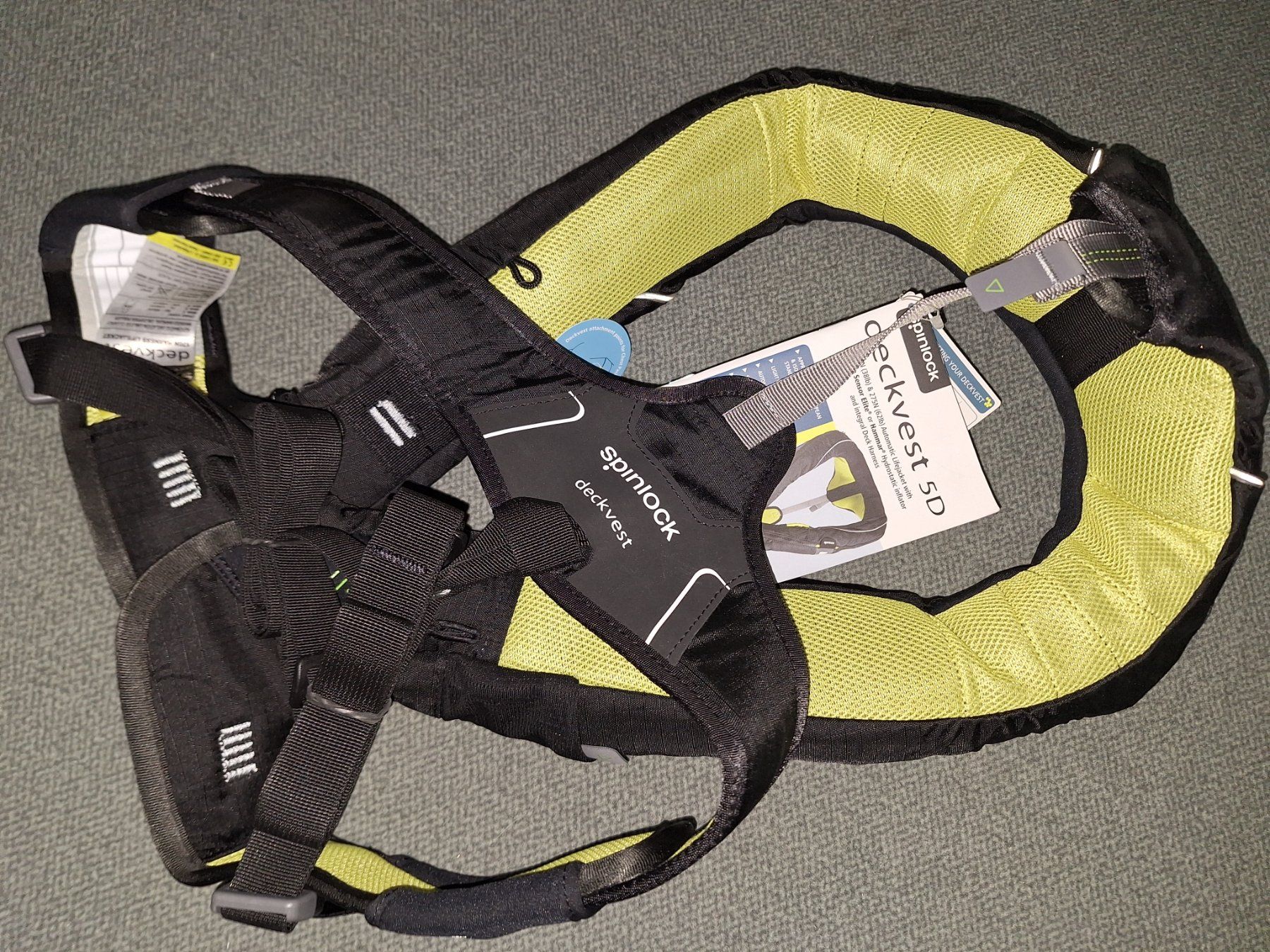Schwimmwesten: Spinlock deckvest 5D automatische Rettungsweste schwarz NEU – Neu und originalverpackt aus Zürich von Baer21 1