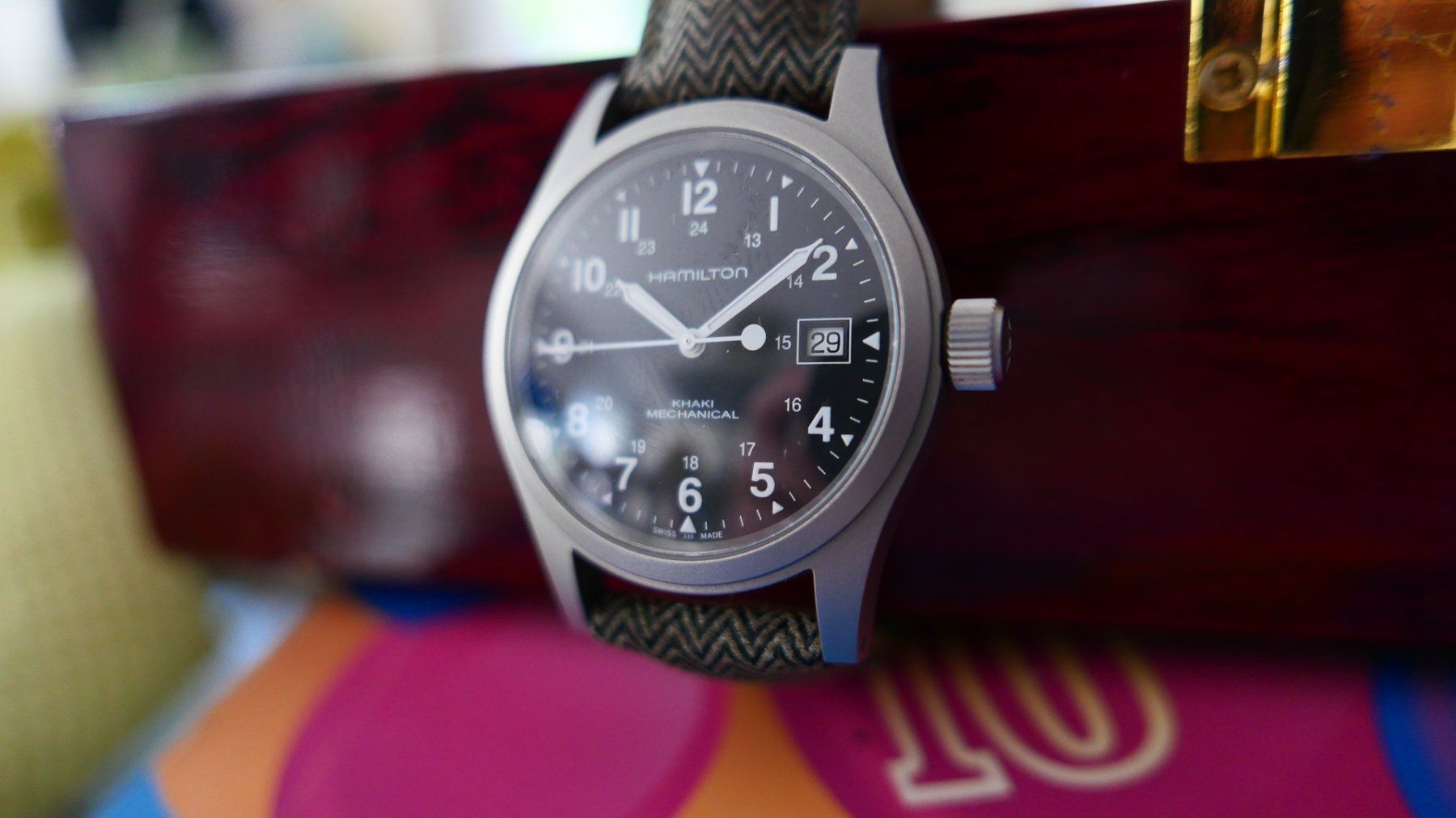 Hamilton Orologi: Neuwertige HAMILTON KHAKI MECHANICAL – Usato da Glattpark(Opfikon) venduto da Harrincourt