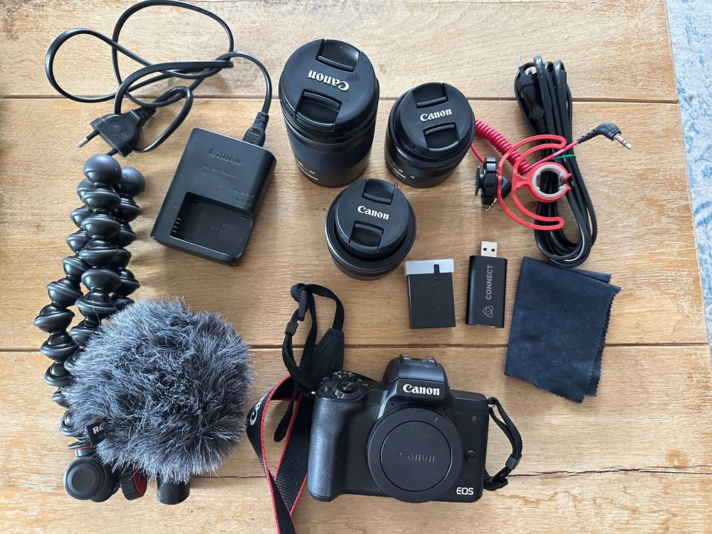 Silikon-Schutzhülle Für Canon EOS M50 / M50 Mark II – Weiche Kameratasche In Verschiedenen Farben