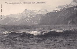 Vierwaldstättersee b. Föhnsturm mit Urirostock