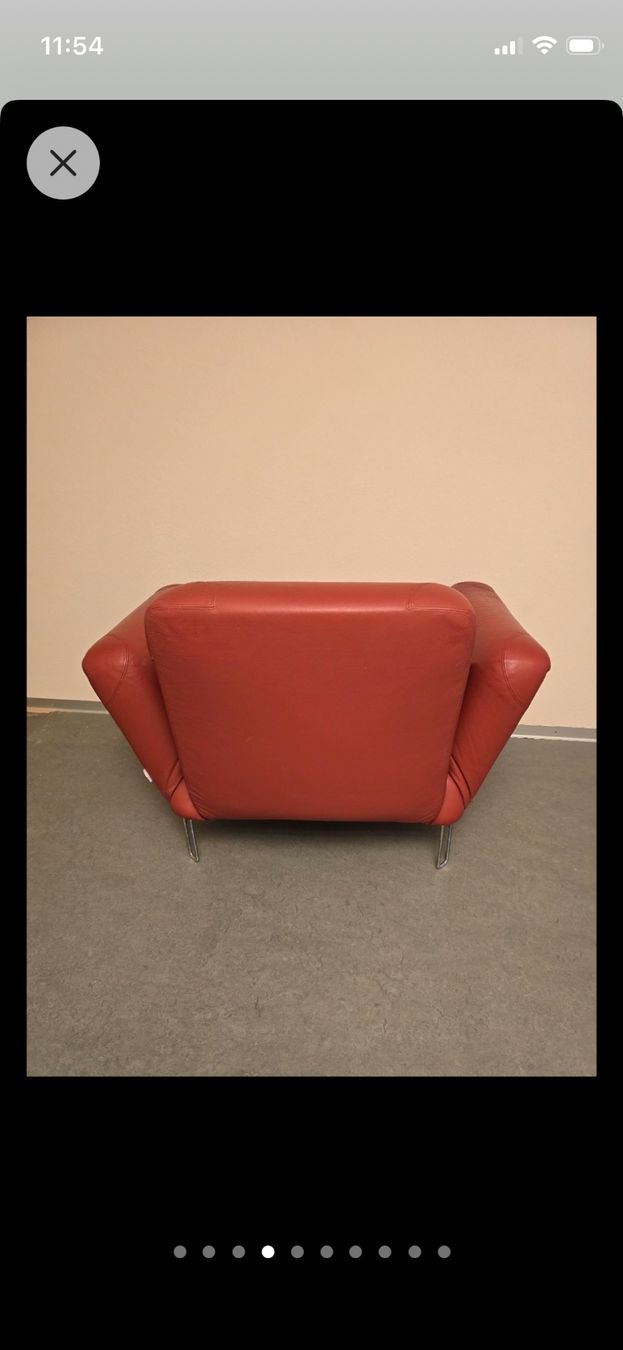 Poltrone: Roter Ledersessel – Usato da Derendingen venduto da Resu8263 2