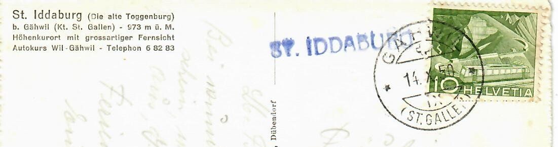 Cartes postales: St. Iddaburg 1950 – D'occasion à Hochdorf par Ziegel-16 1
