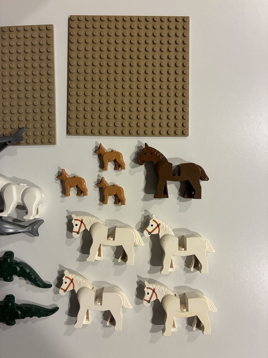 Lego Kit di costruzioni: Lego Tierfiguren und Bauplatten – Usato da Stäfa venduto da greety1981 2