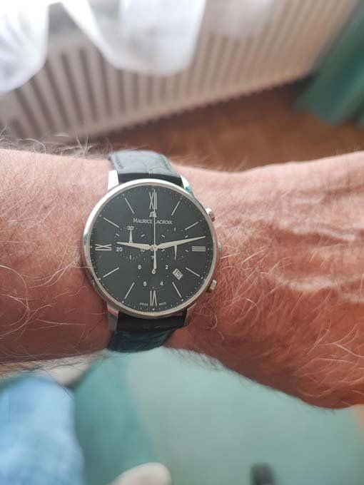 Maurice Lacroix Orologi: Maurice Lacroix Herren Uhr Chronograph, neuwertig, Top Zu... – Usato da Allschwil venduto da olaserova 2