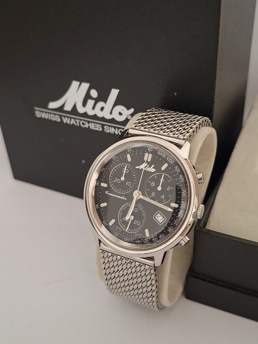 Mido Orologi: Orologio Mido Commander Cronografo acciaio – Usato da Murten venduto da Elvezio